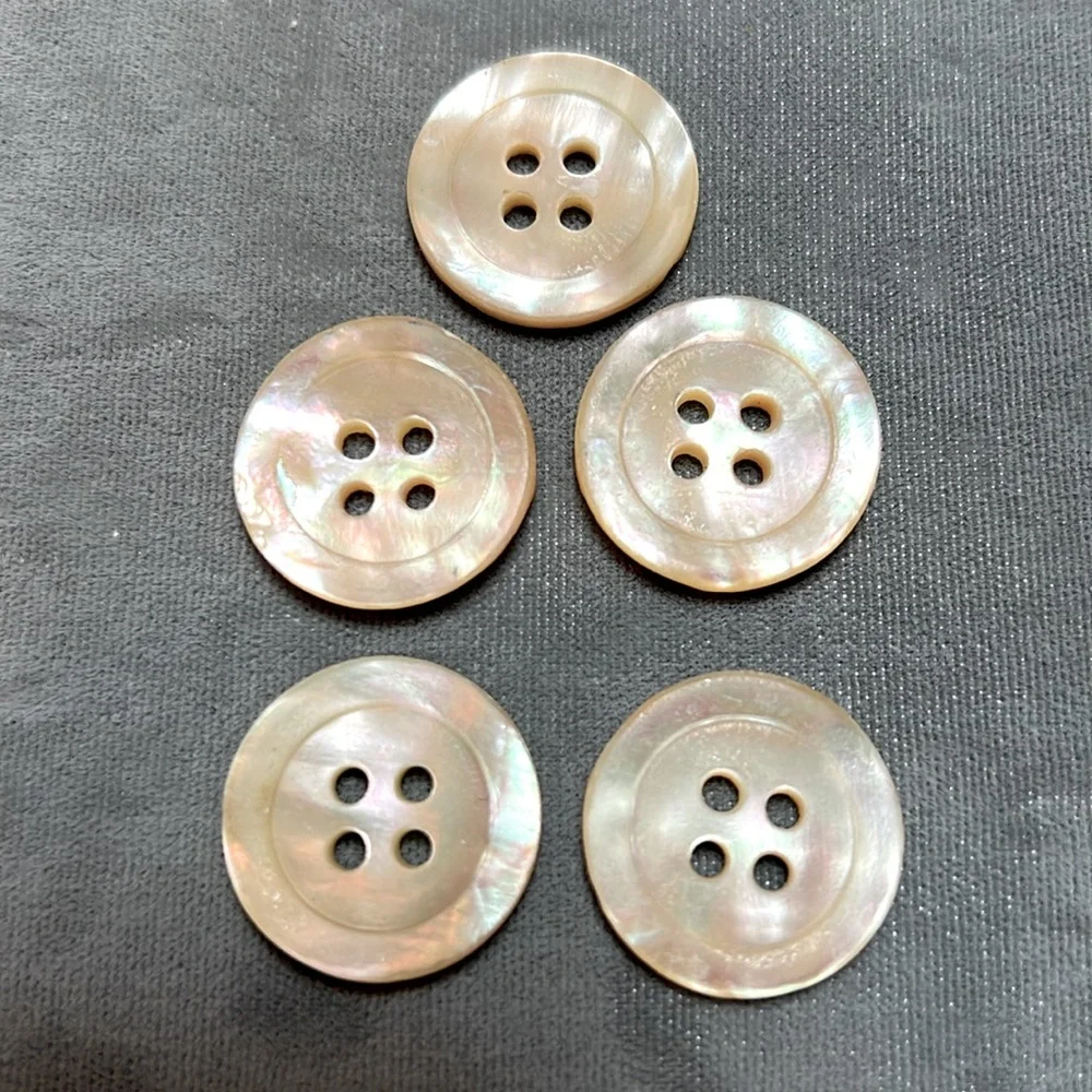 Vintage mother of pearl iridescent buttons Antique - Picture 5 of 14